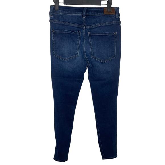 Express Womens Jeans Size 4 Perfect Ankle Legging High Rise Denim Blue - Picture 2 of 16